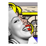 Lichtenstein's Sailboat Girl & Marylin Monroe (Print Only) thumbnail
