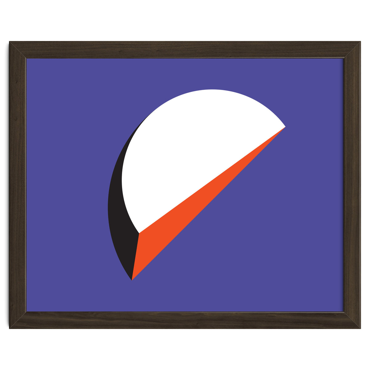 Geometric Shapes No. 37 - orange & purple