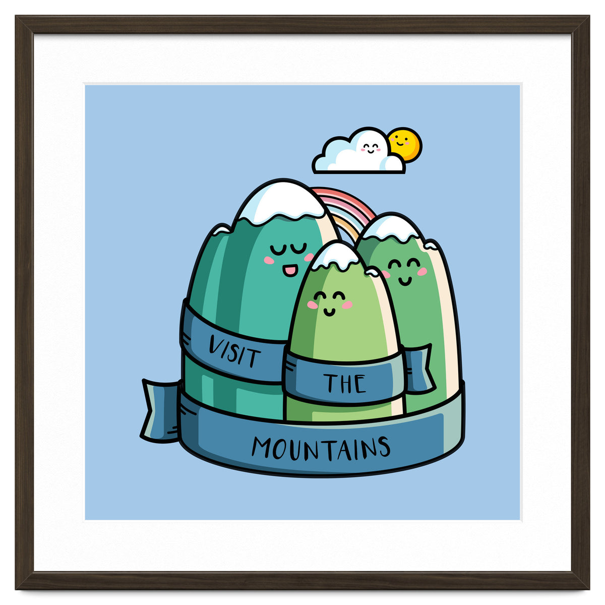 Kawaii Cute Visit the mountains