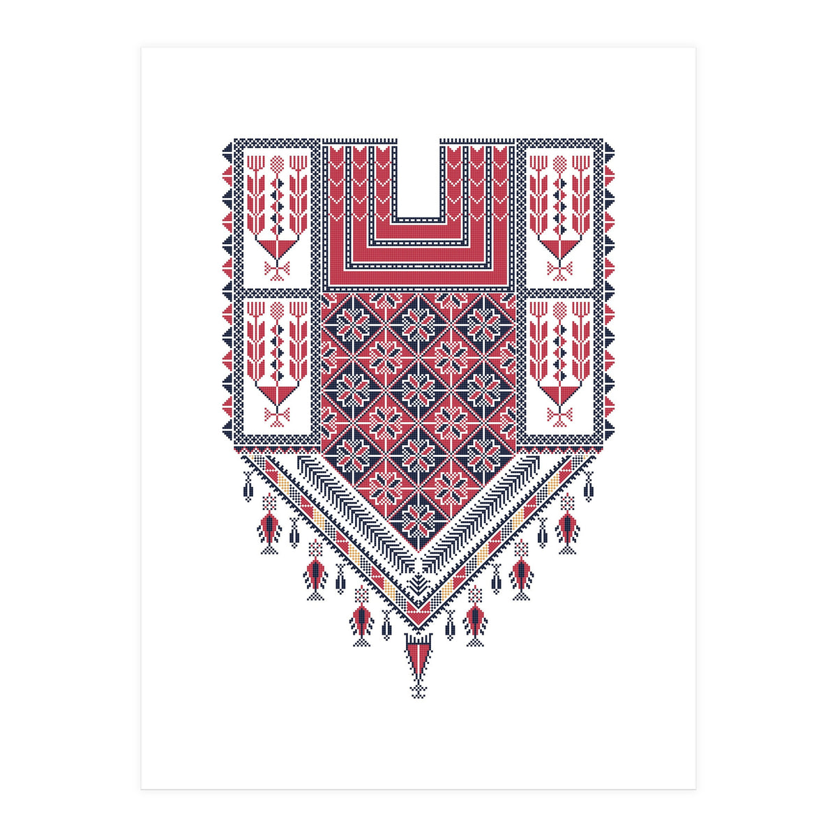 Tatreez Ornament 15 (Print Only)