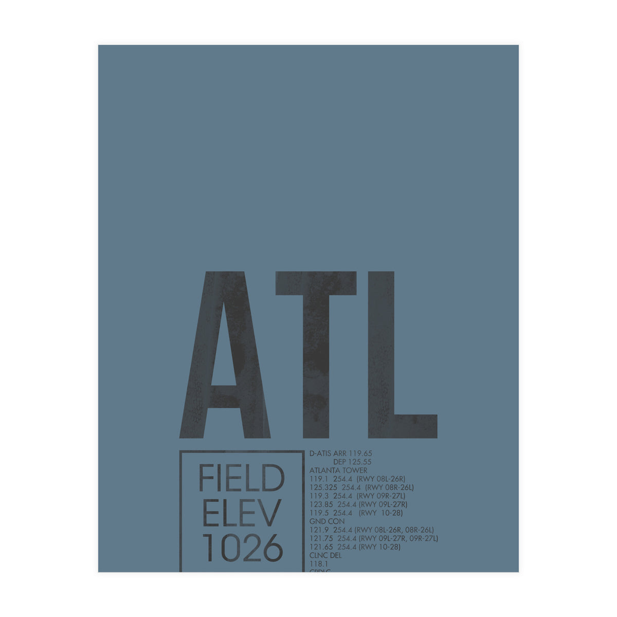 Atlanta Atc (Print Only)