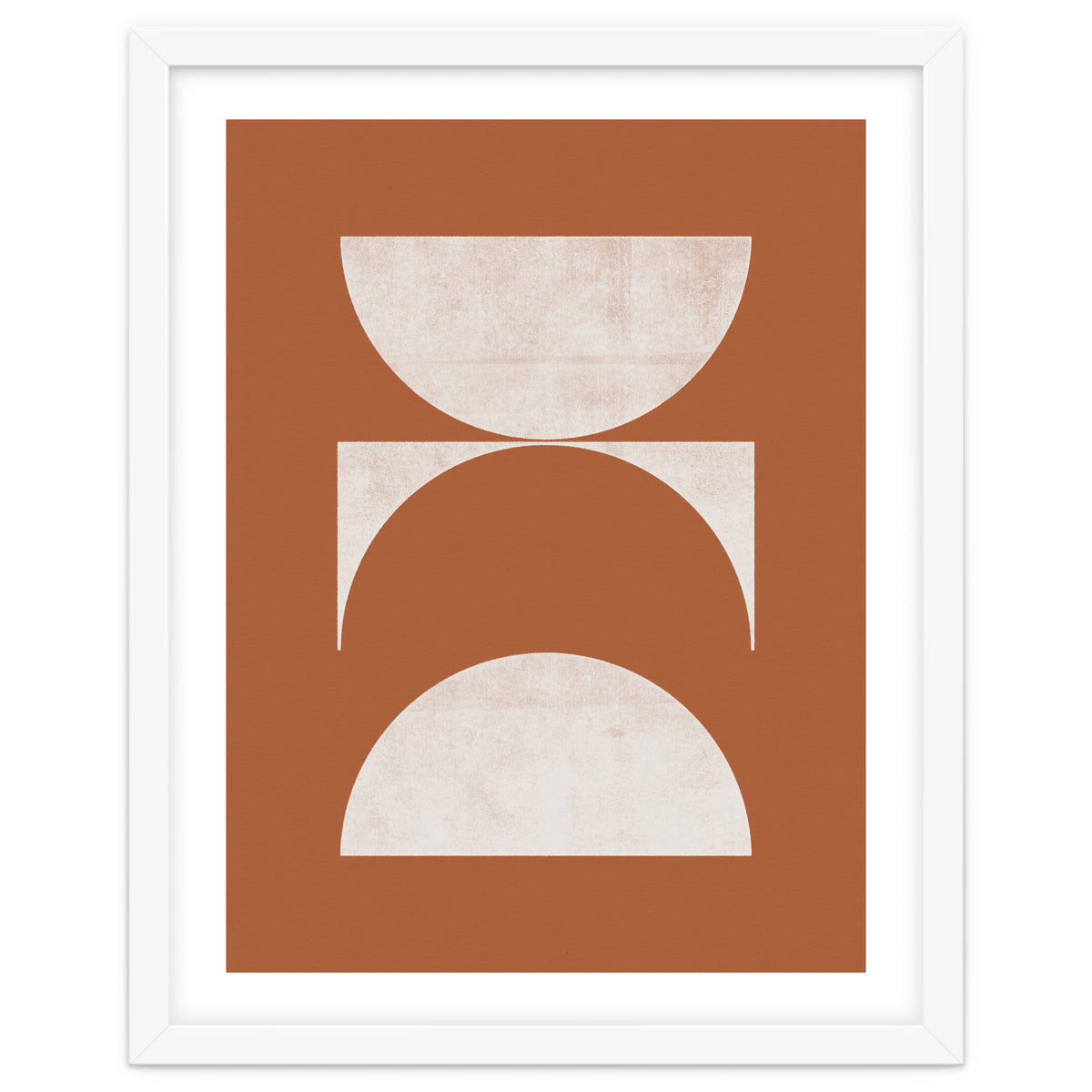 Mid-Century Modern No.21 - Woodblock Print