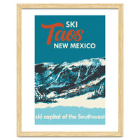 Ski Taos New Mexico vintage poster