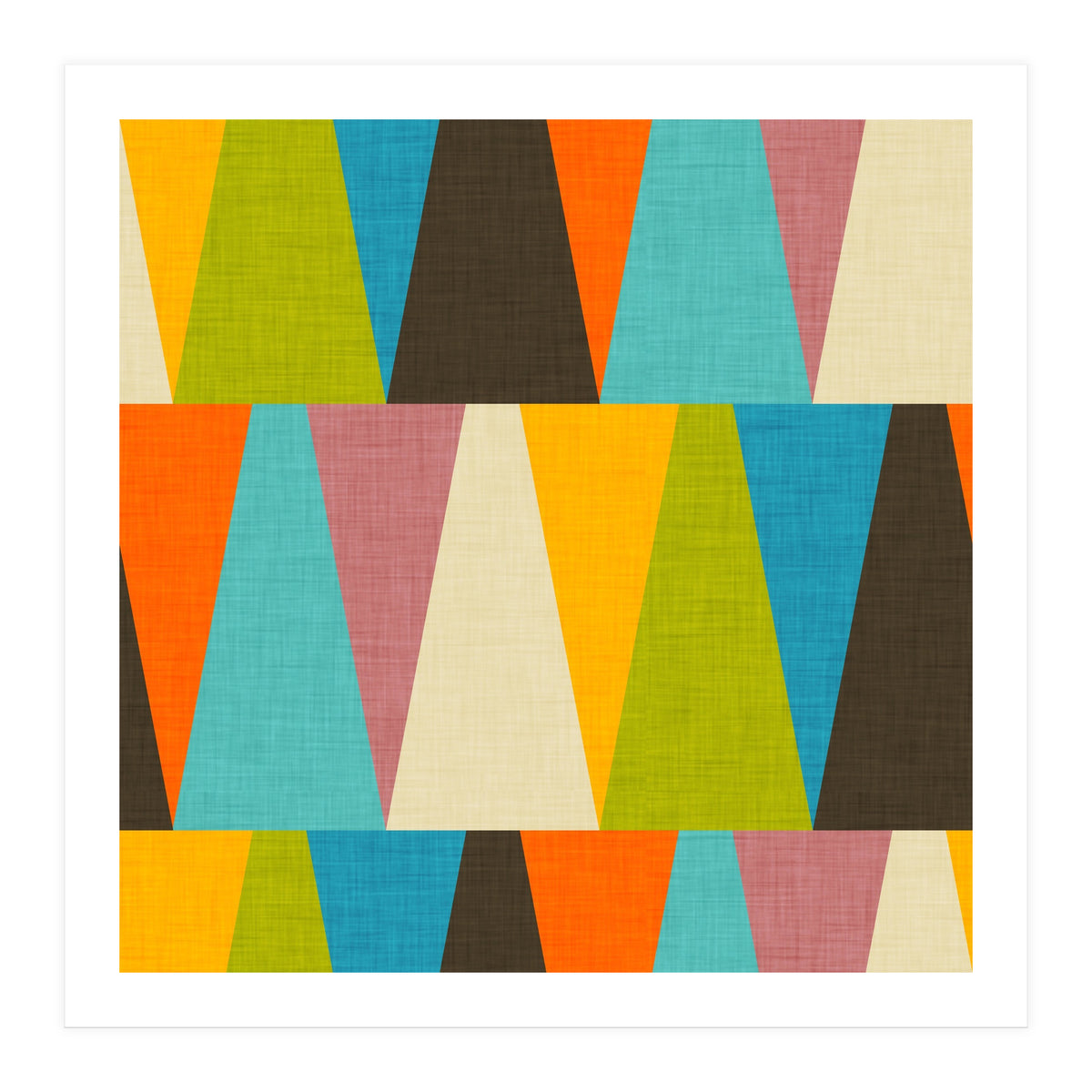 Retro Color Block Triangle (Print Only)