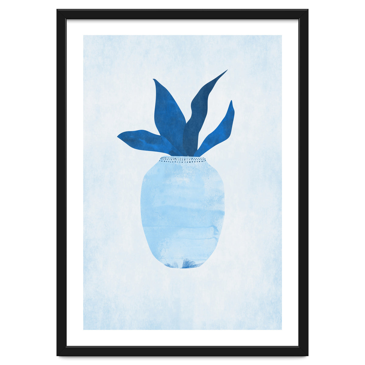 Blue vase