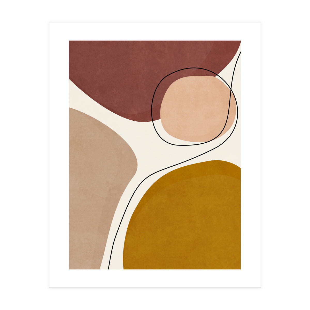 ORGANIC SHAPES - 01YR (Print Only)