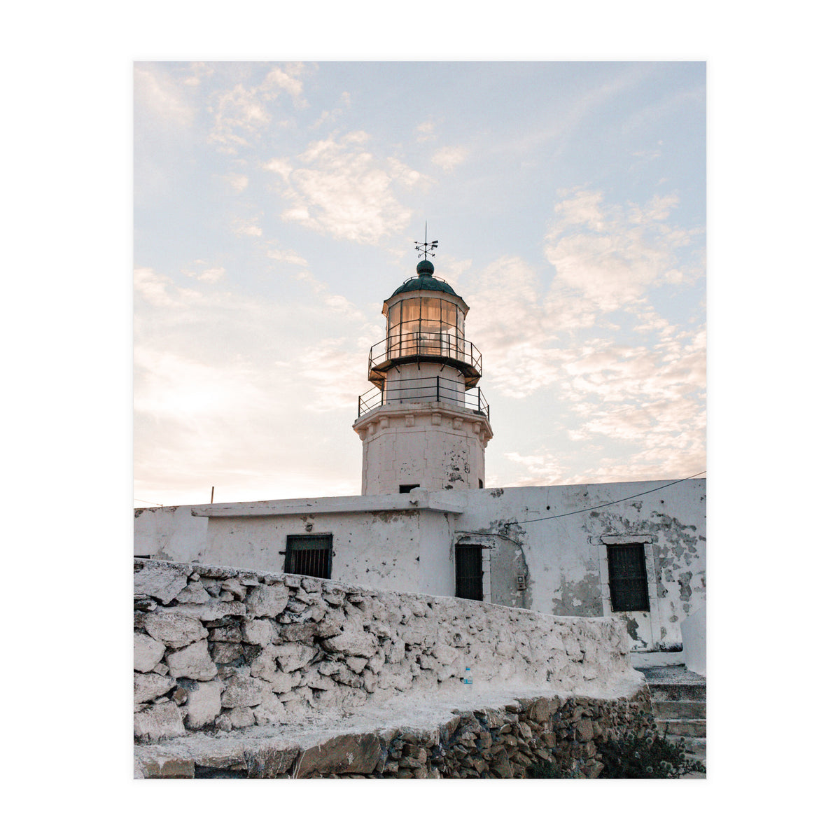 Armenistis Lighthouse Portrait (Print Only)
