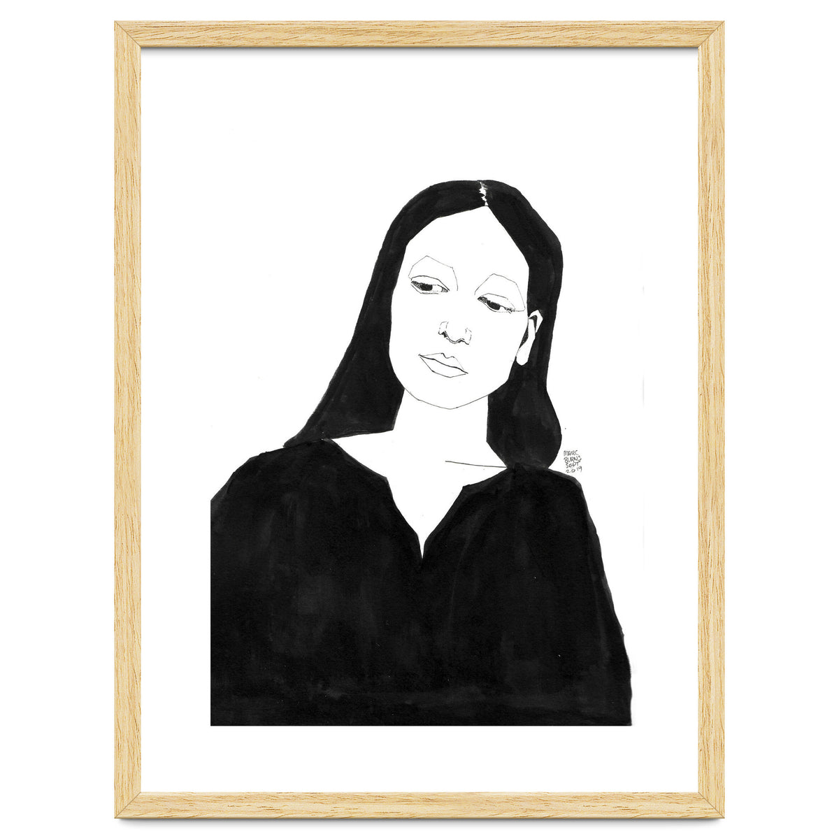 Untitled #36 - Woman in black