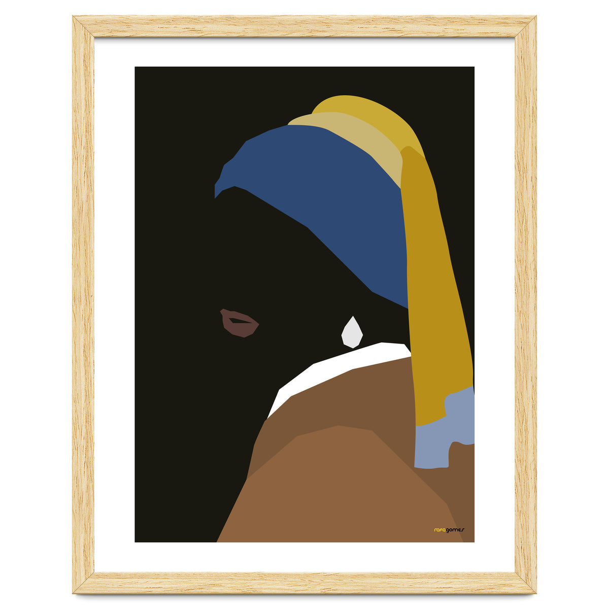Girl with a Pearl Earring Minimalist