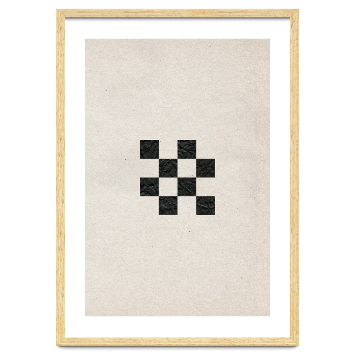 Monochrome chess board