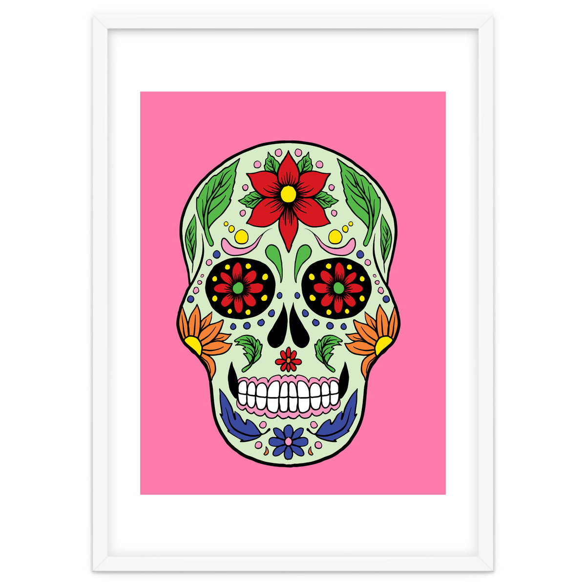 Colorful Skull I