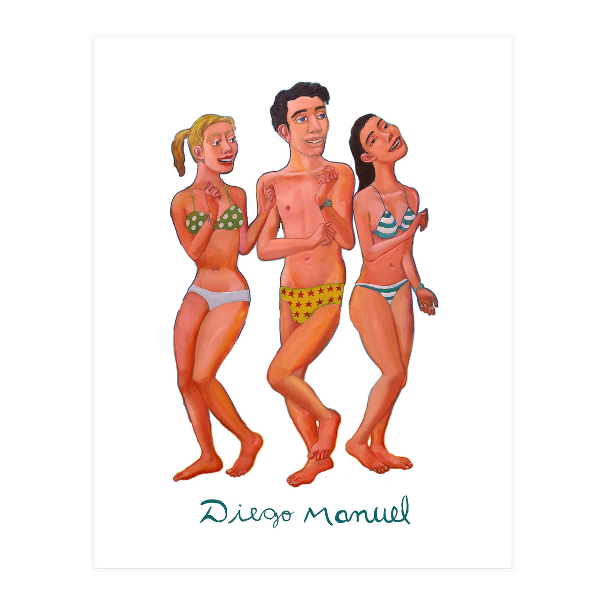 Bailando En La Playa 7 (Print Only)