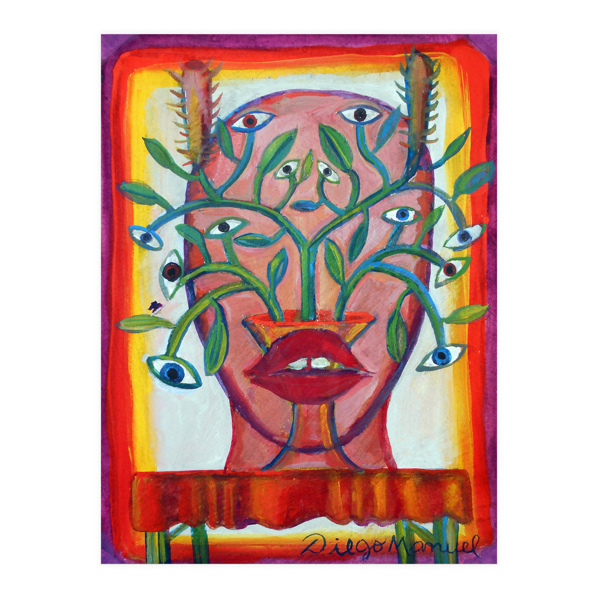 Cabeza De Mujer 5 Nueva (Print Only)