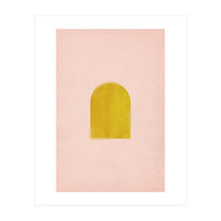 Pink and mustard arch (Print Only)