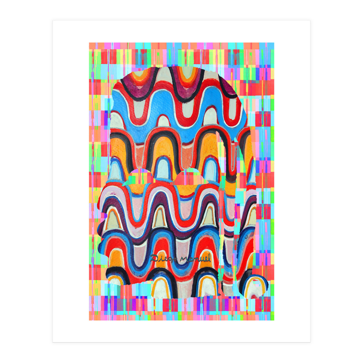 Abstracto Pop Nuevo B Nuevo 15 (Print Only)