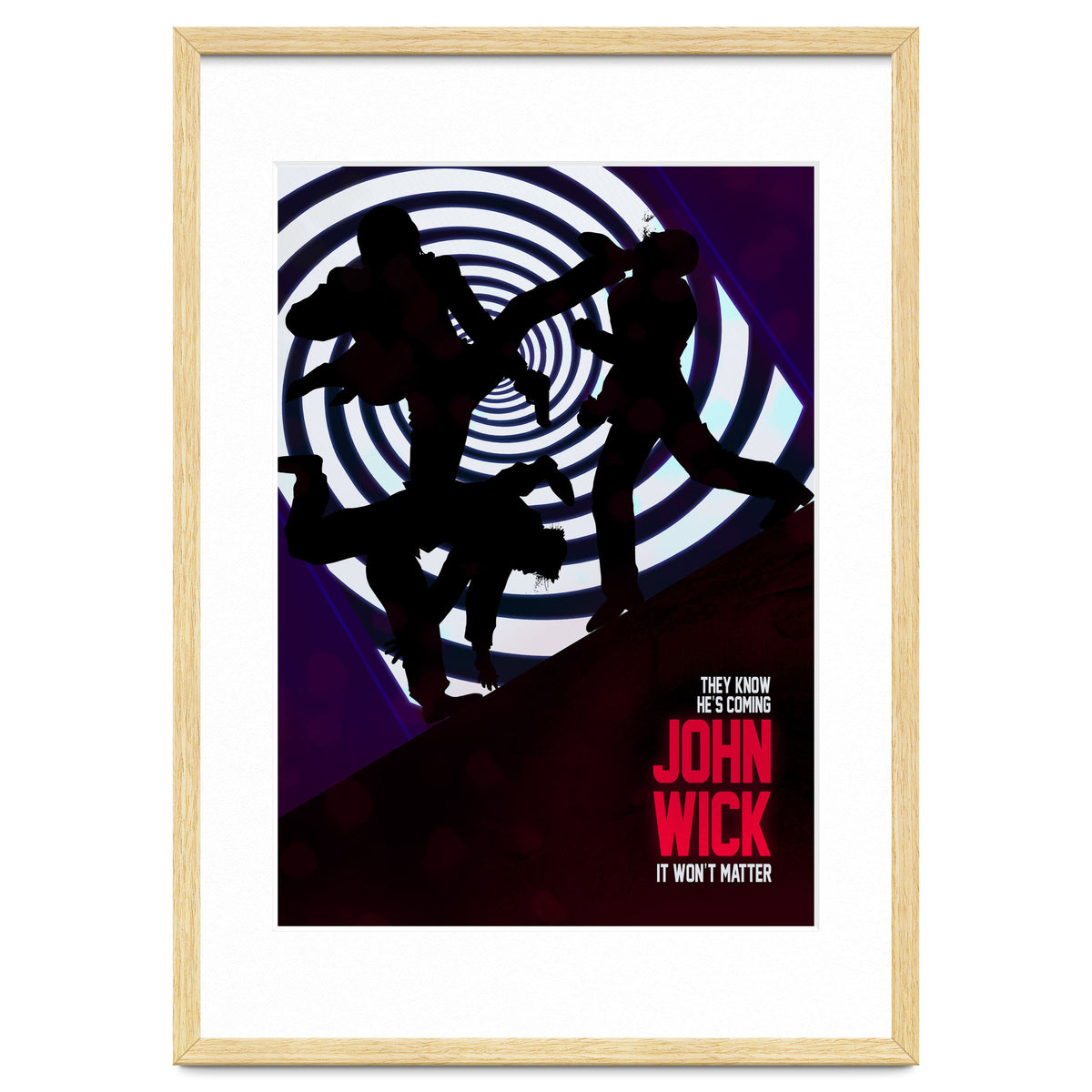 John Wick Minimal Movie Poster