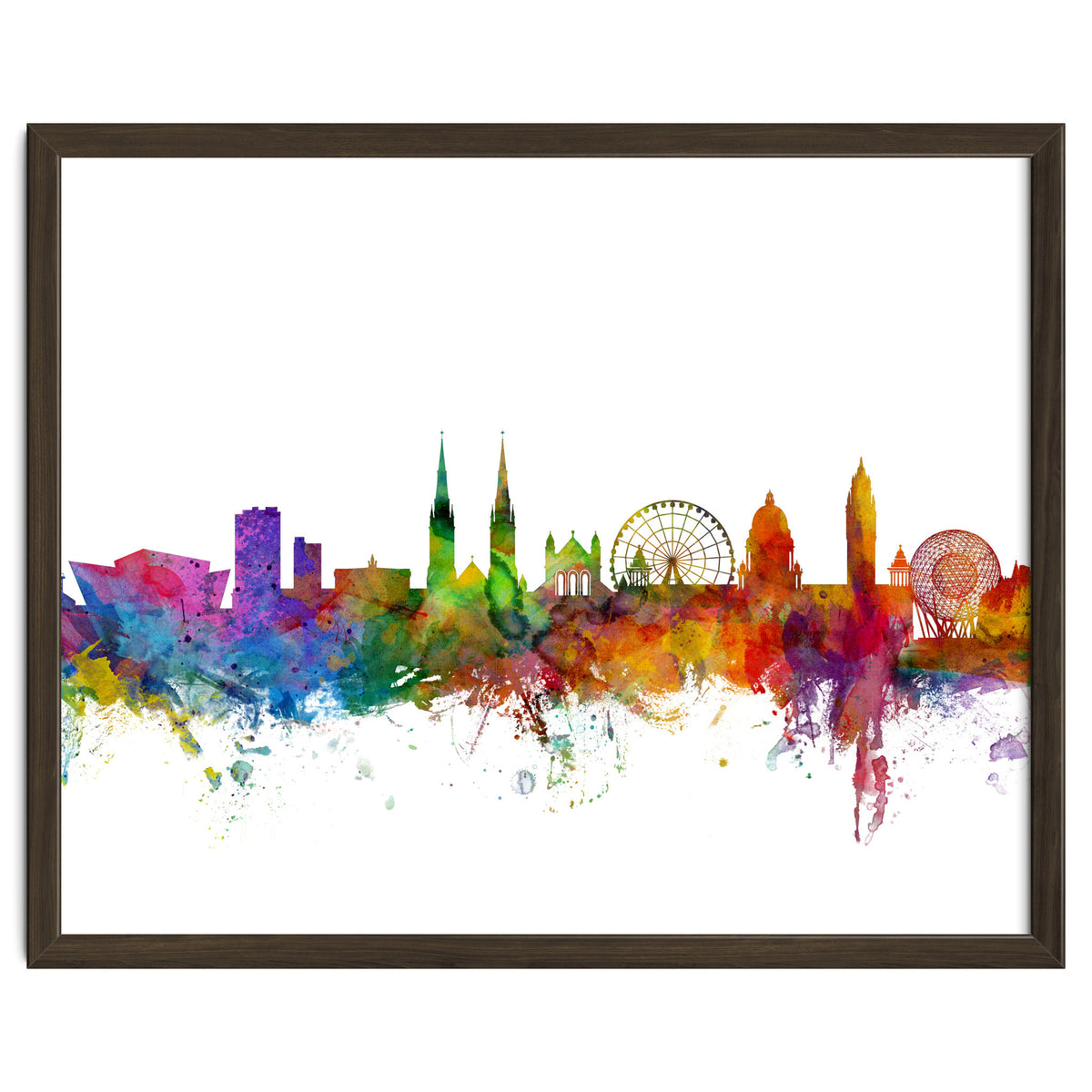 Belfast Northern Ireland Skyline