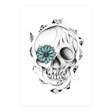 Poetic Wooden Skull (Print Only) thumbnail
