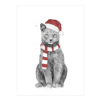 Xmas Cat (Print Only)