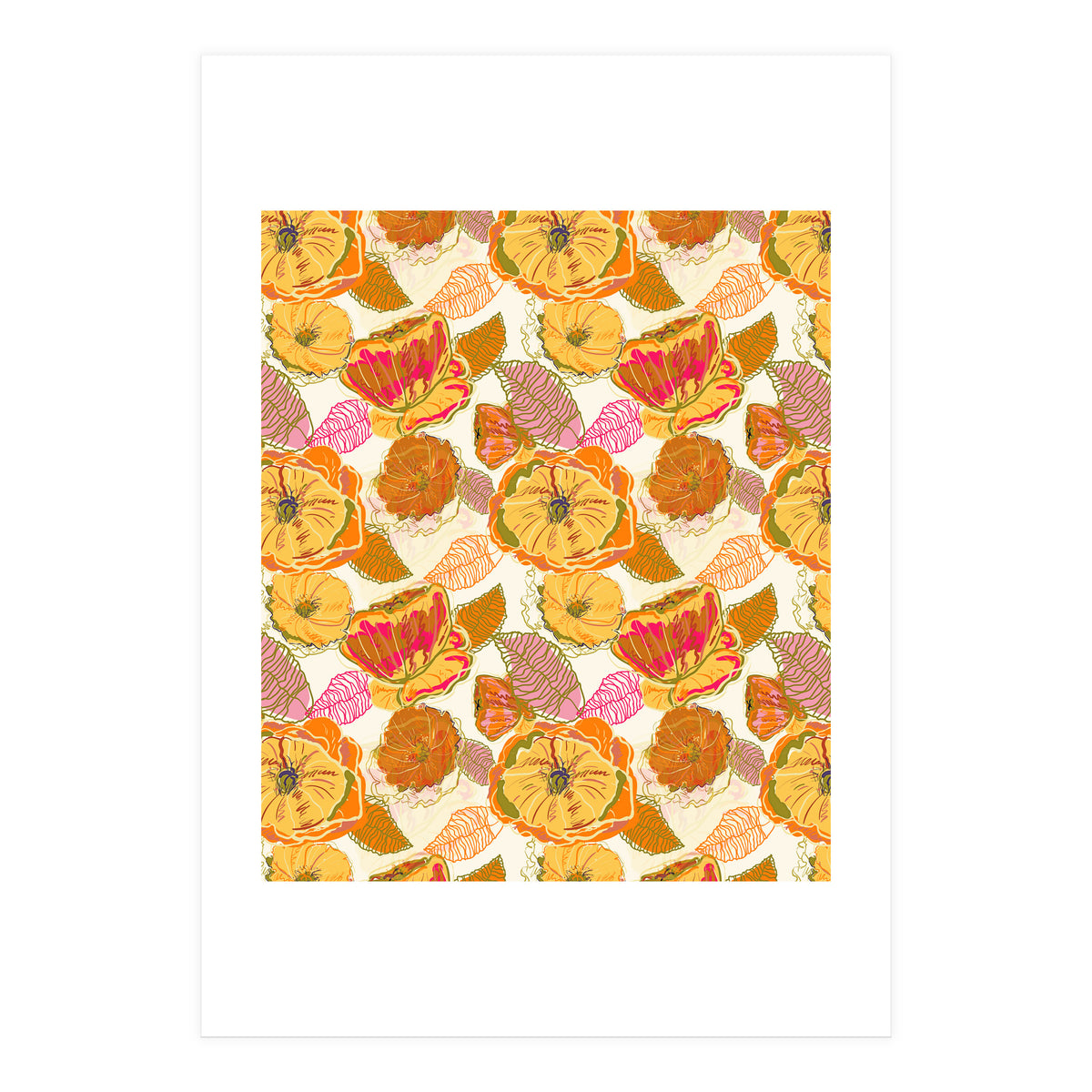 Pattern Floral Pattern (Print Only)