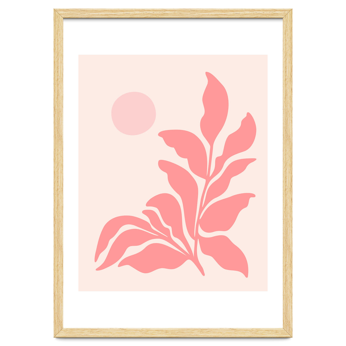 Mid Century Pink Garden