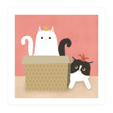 Cat 100: The queen and the jester (Print Only) thumbnail