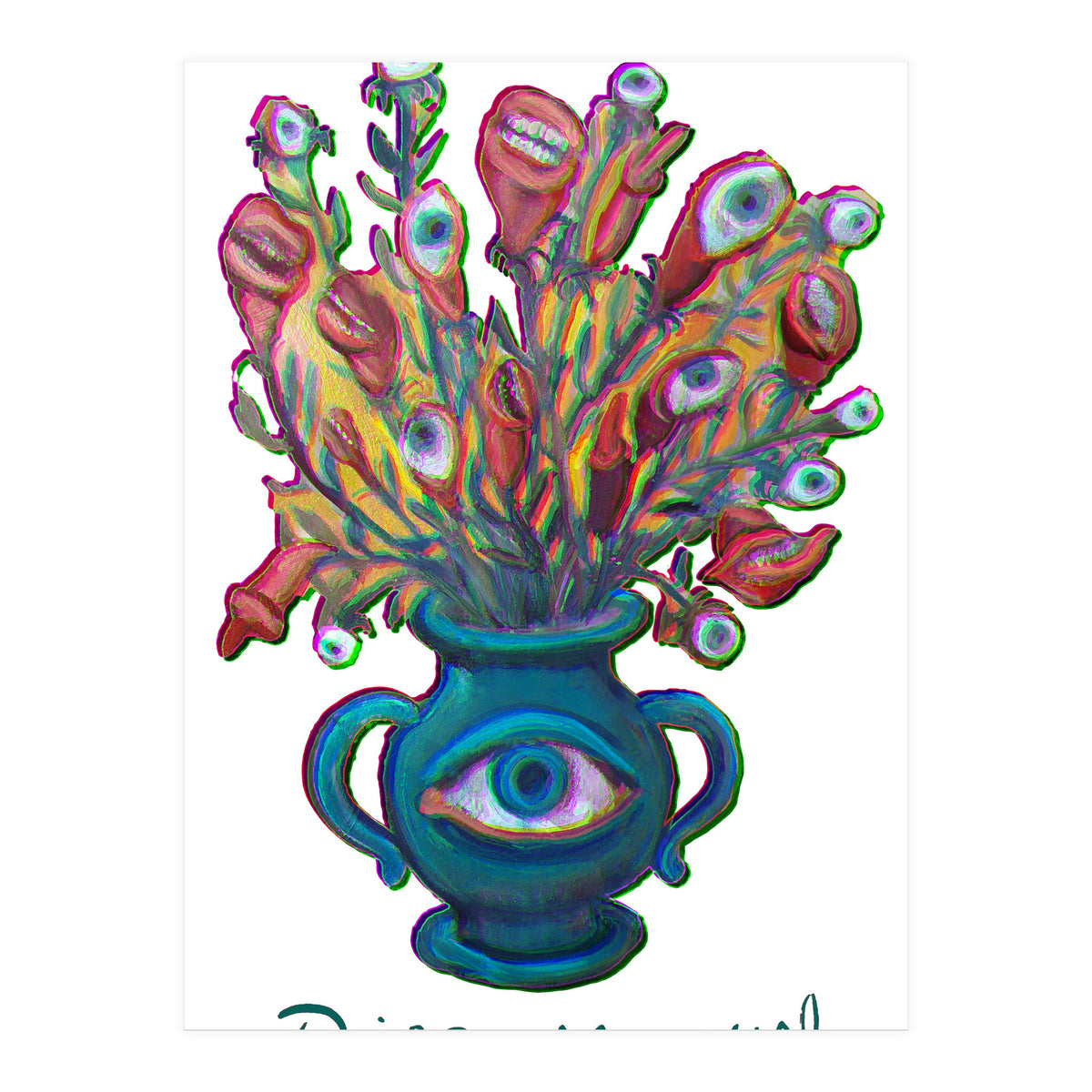 Florero Fantastico 2018 3d (Print Only)