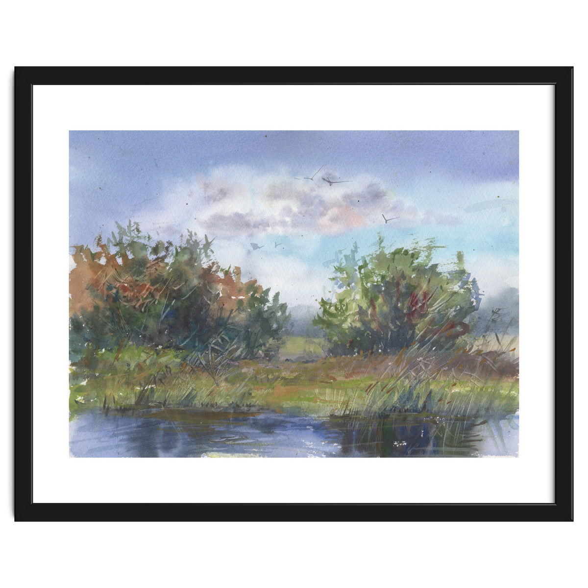 Watercolor Landscape Painting