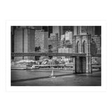 NEW YORK CITY Brooklyn Bridge & Manhattan Skyline (Print Only) thumbnail