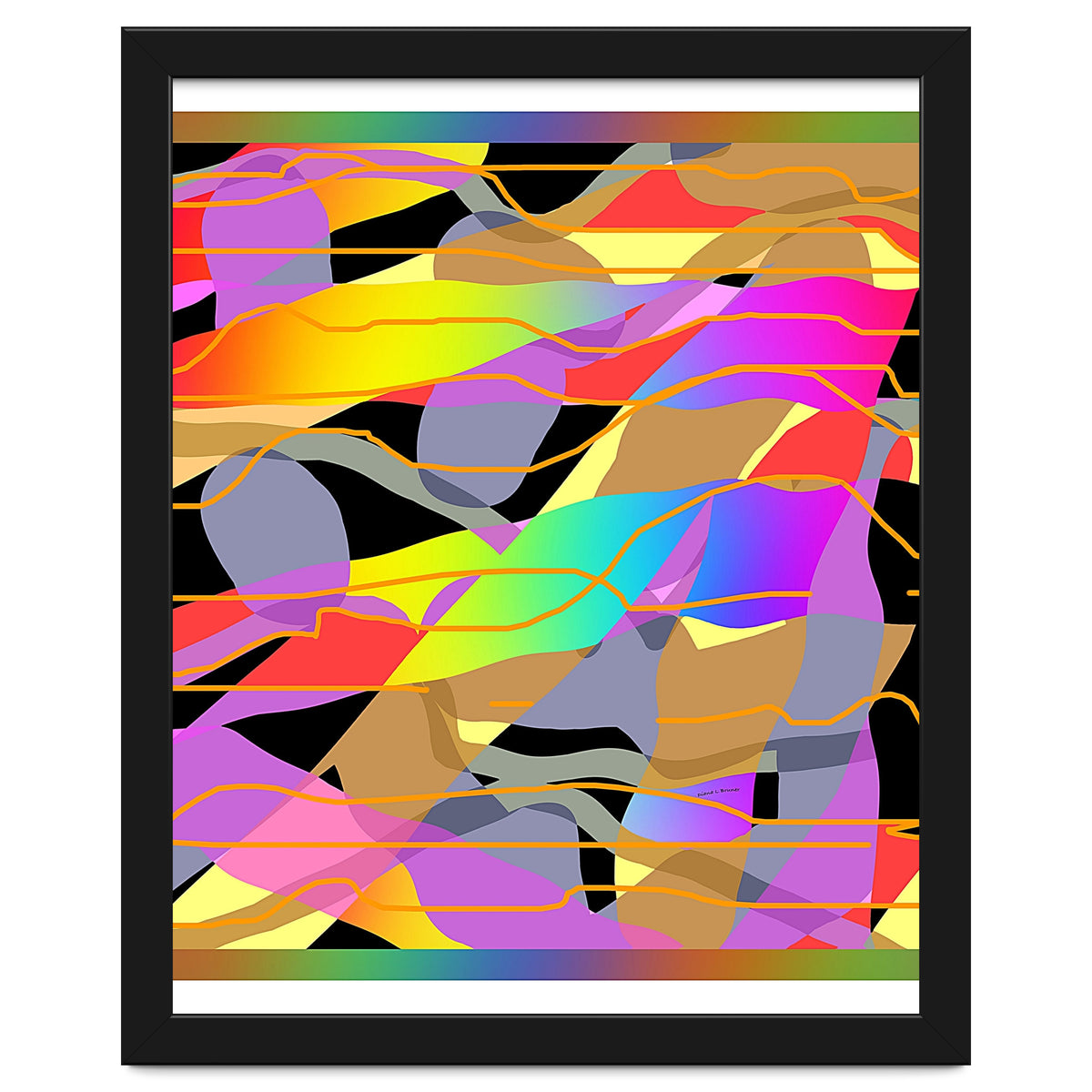 ABSTRACT COLOR BANDS