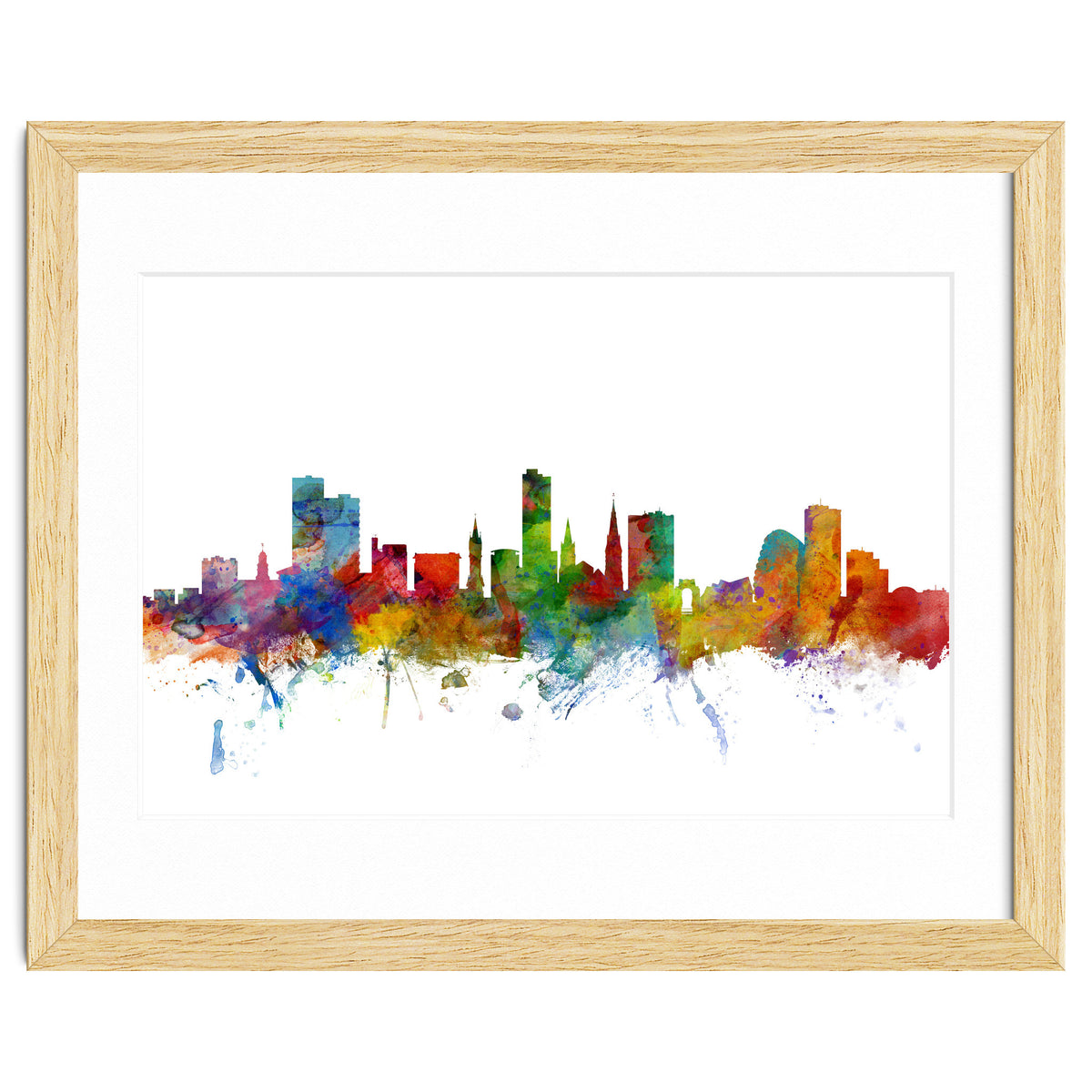 Leicester England Skyline