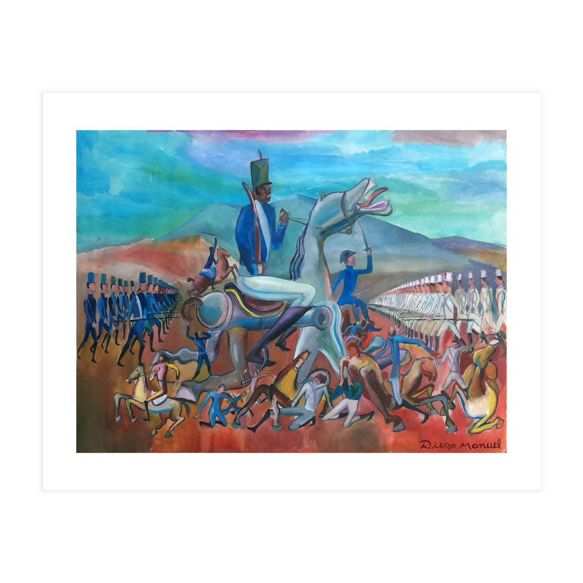 Batalla De Chacabuco C (Print Only)