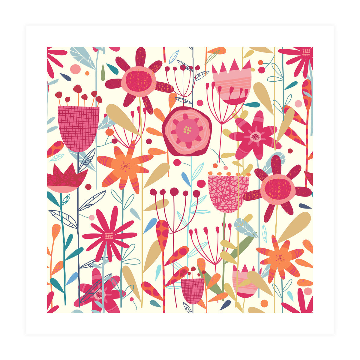 Wild Weeds And Flowers (Print Only)