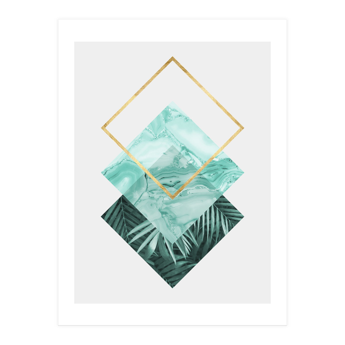 Botanical and geometric VI (Print Only)