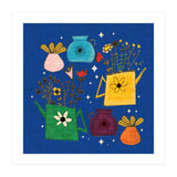 Gardening Dreams Night Blue  (Print Only) thumbnail