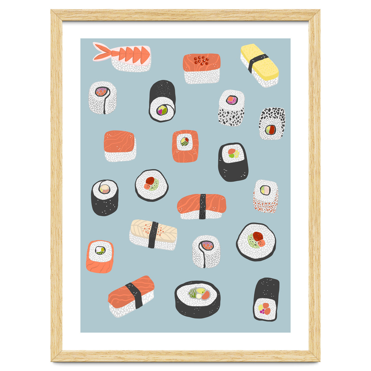 Sushi Roll Maki Nagiri Food Art