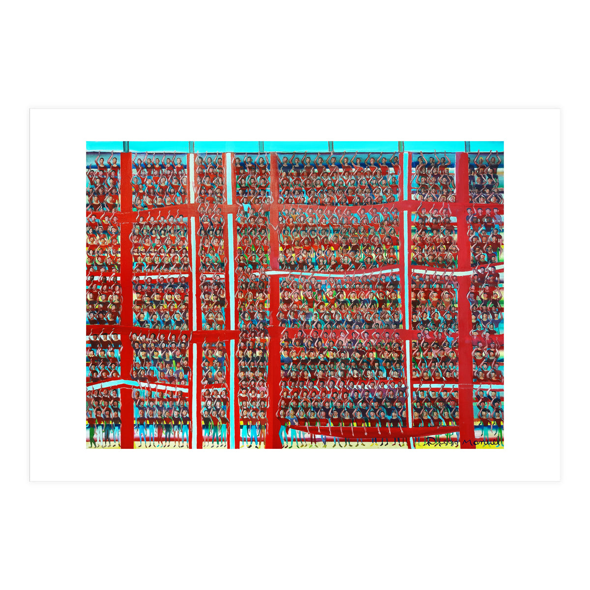 Gran Hinchada Roja Diego Manuel Rodriguez (Print Only)