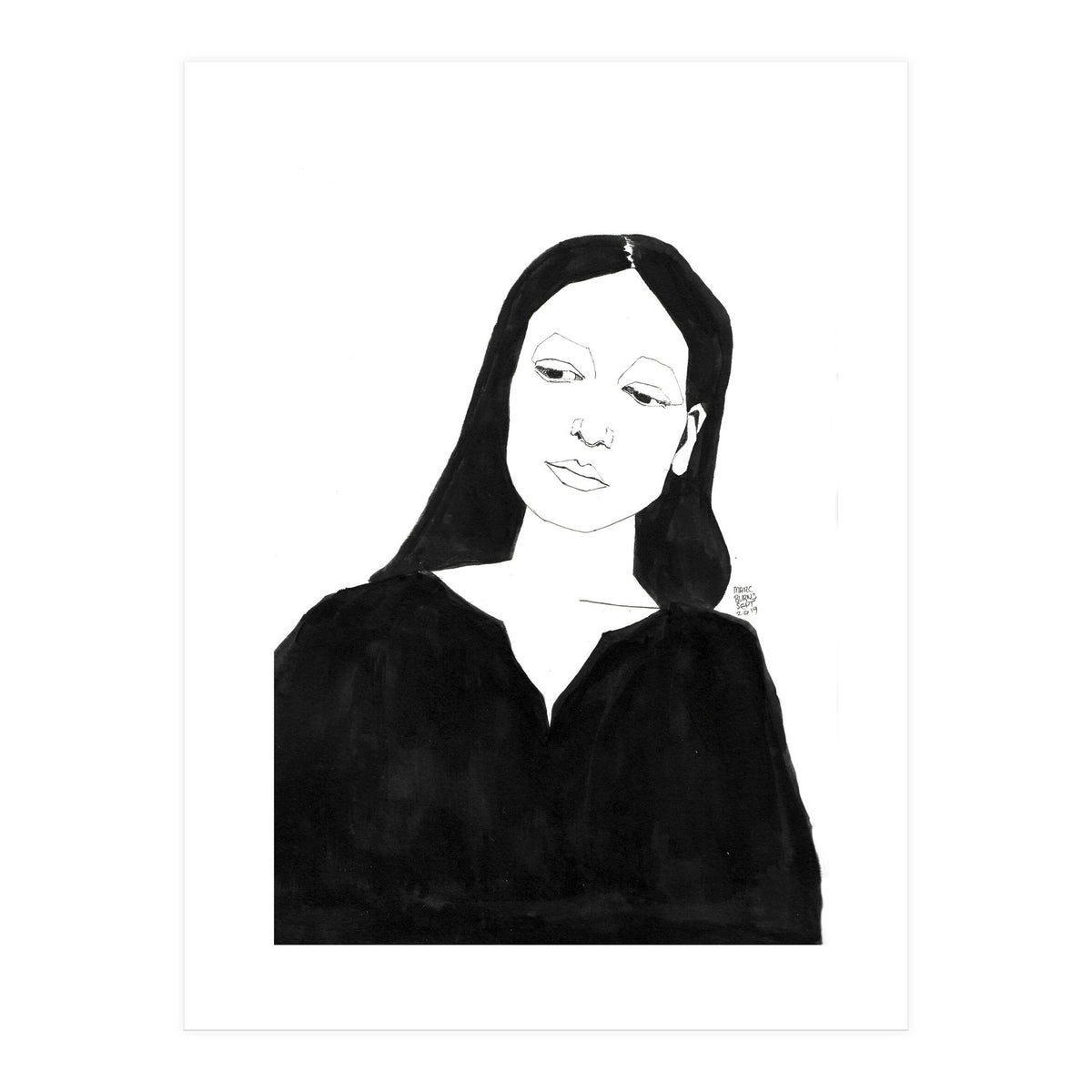 Untitled #36 - Woman in black (Print Only)