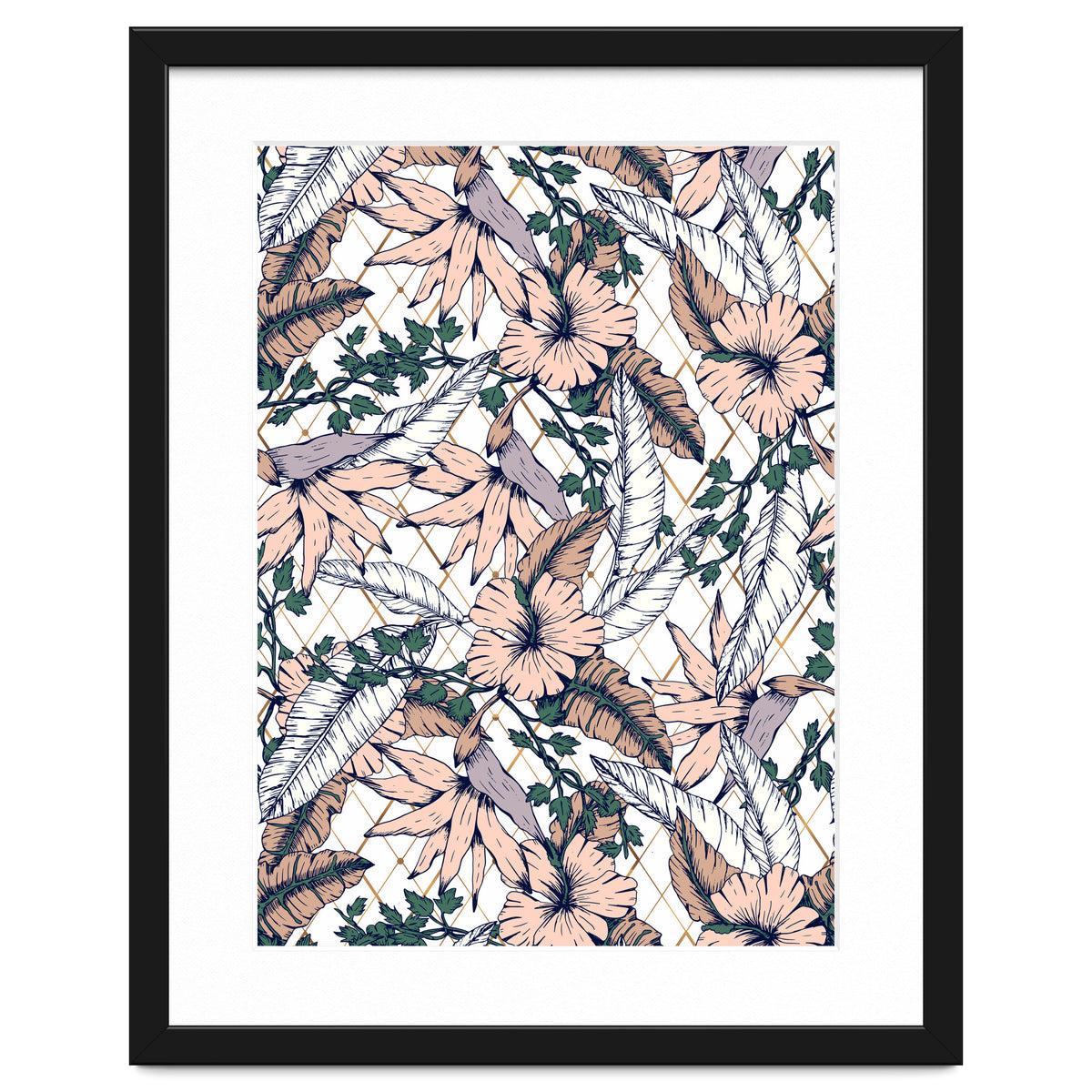 Exotic flowering and pattern geometric