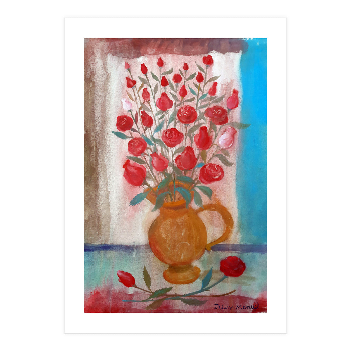 Rosas Rojas (Print Only)