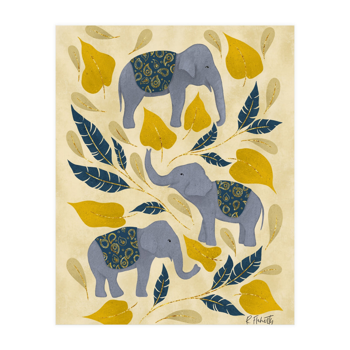Jungle Elephants (Print Only)