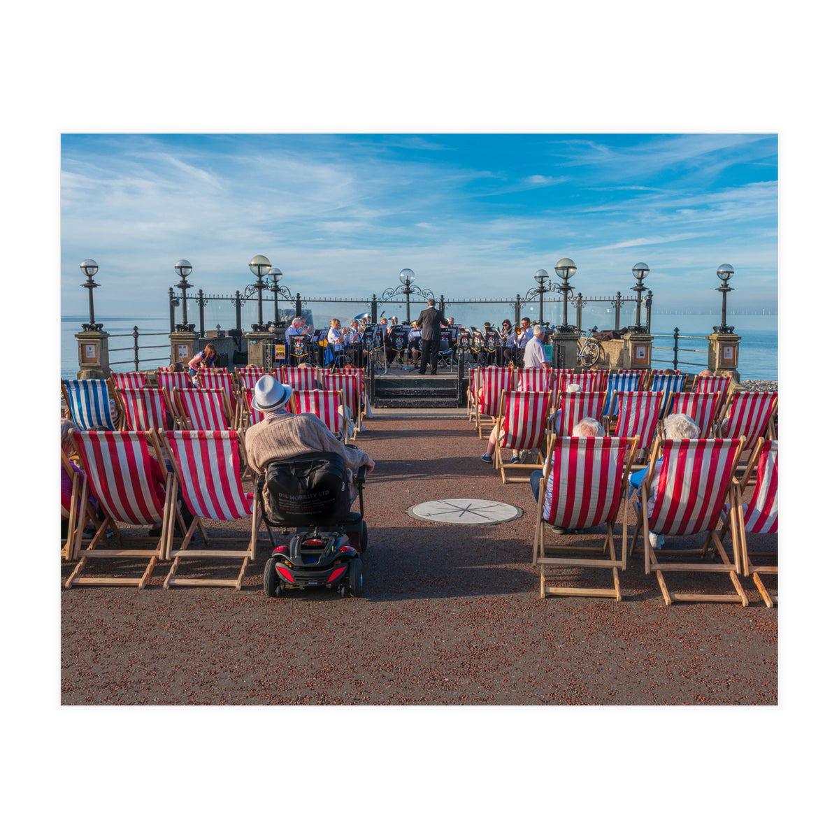 Llandudno Band Stand on a summers evening (Print Only)
