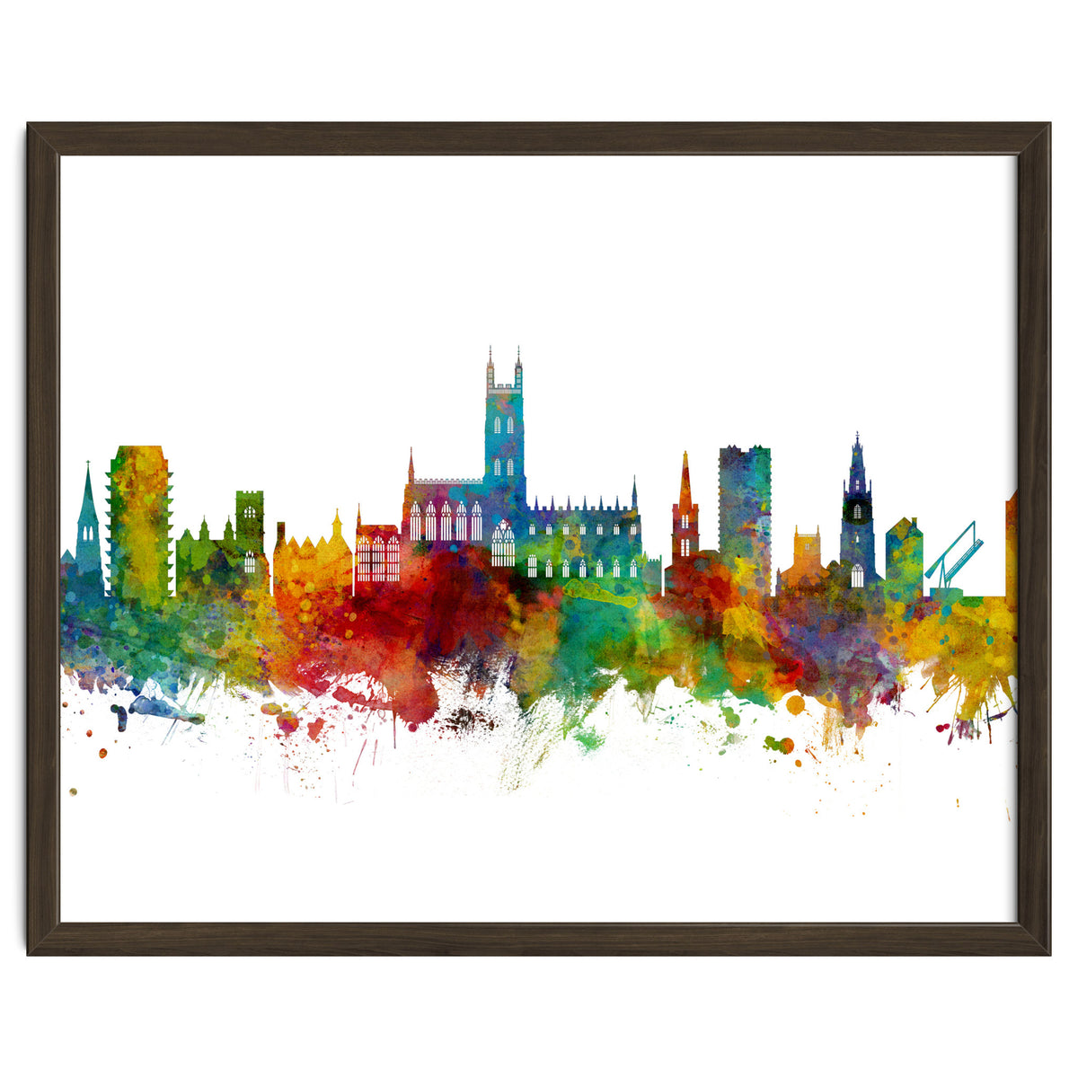 Gloucester England Skyline