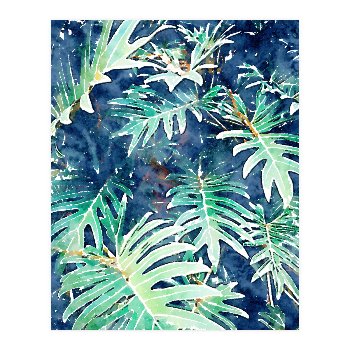 Rain + Leaves (Print Only)