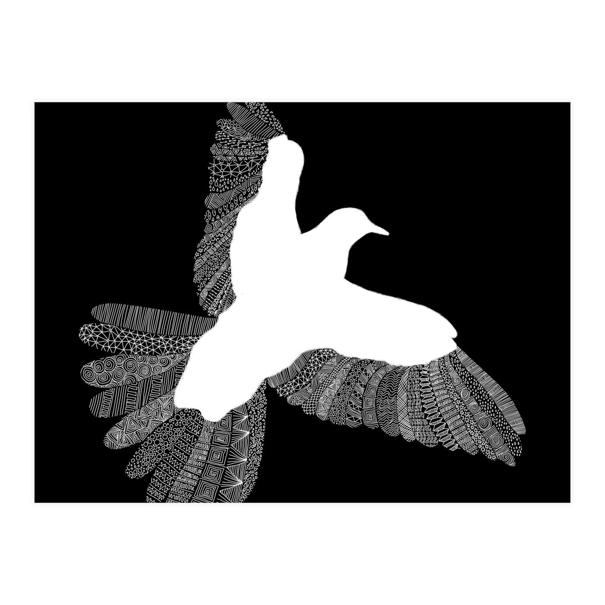 Bird Black (Print Only)