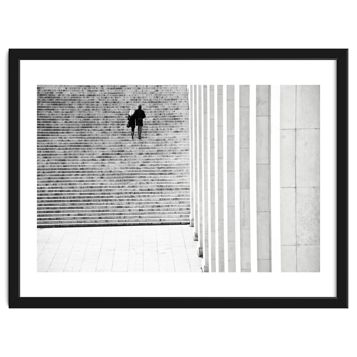 Couple On Stairs, Paris