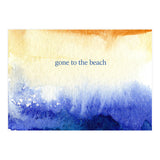 Gone to the beach || watercolor (Print Only) thumbnail