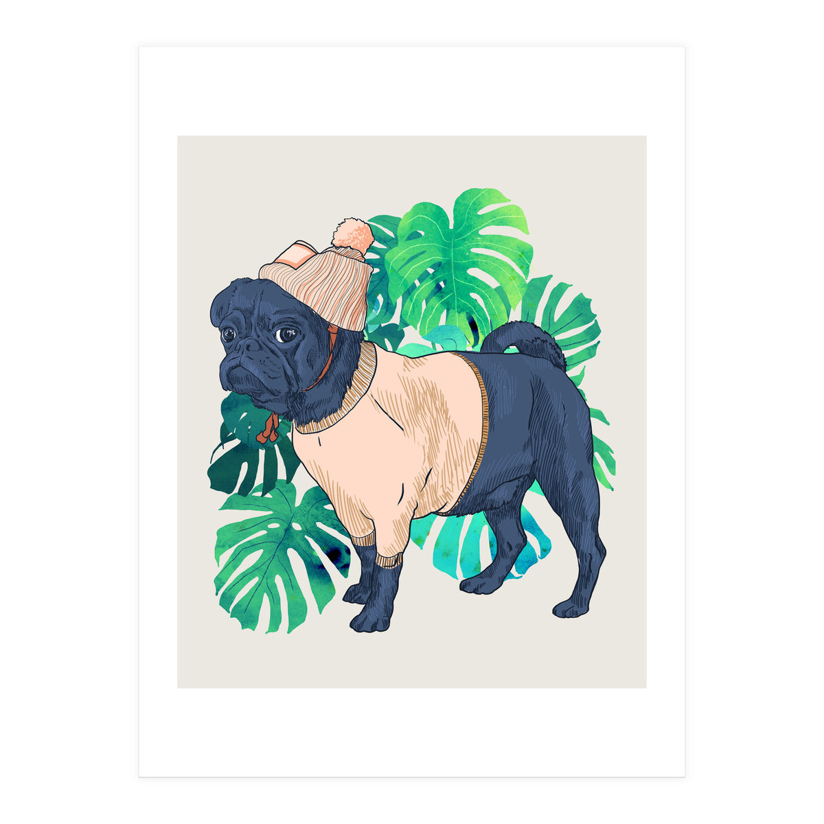Got A Pug (Print Only)