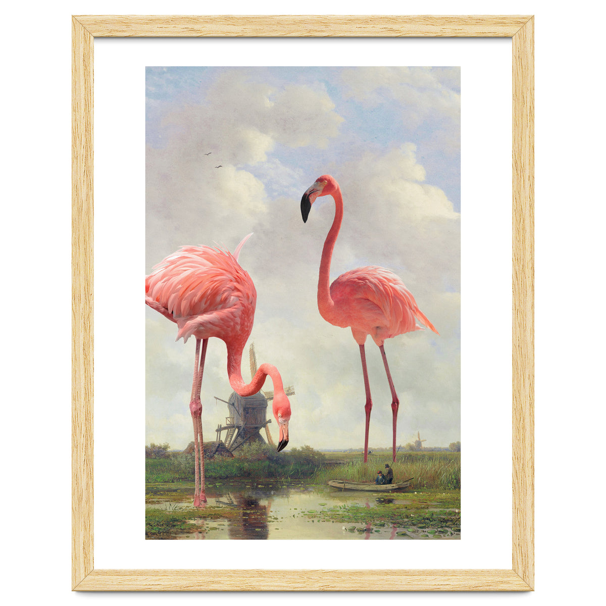 Fishing With Flamingos