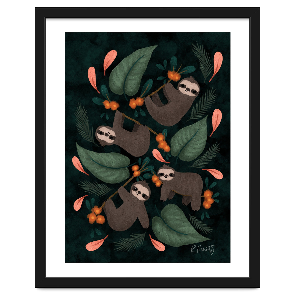 Floral Sloths